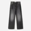 Pantalon deslavado negro
